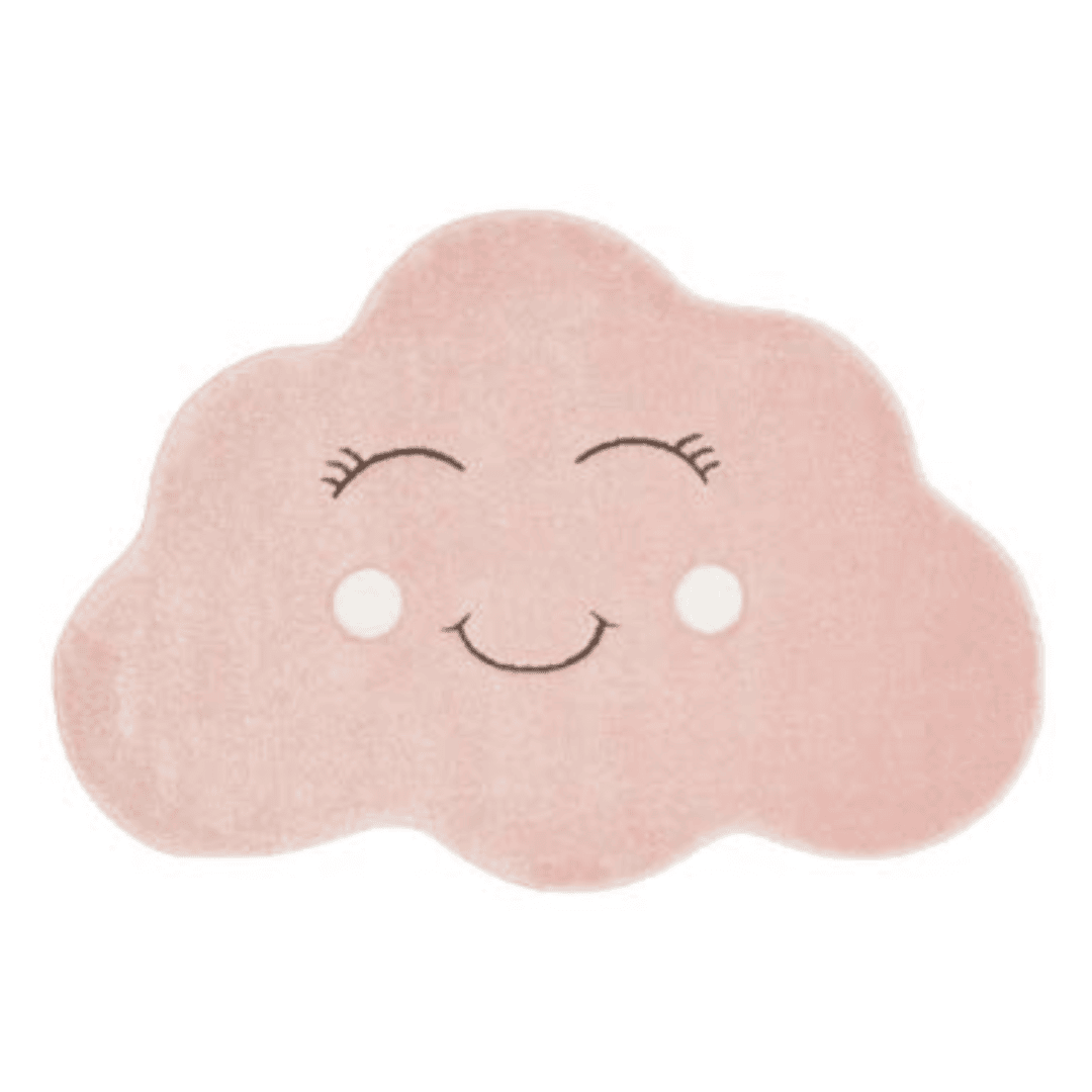 alfombra colorful nube rosa