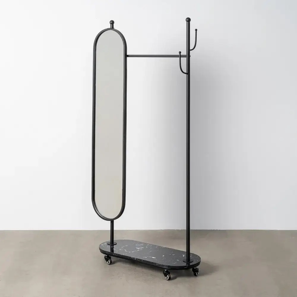 espejo vestidor negro