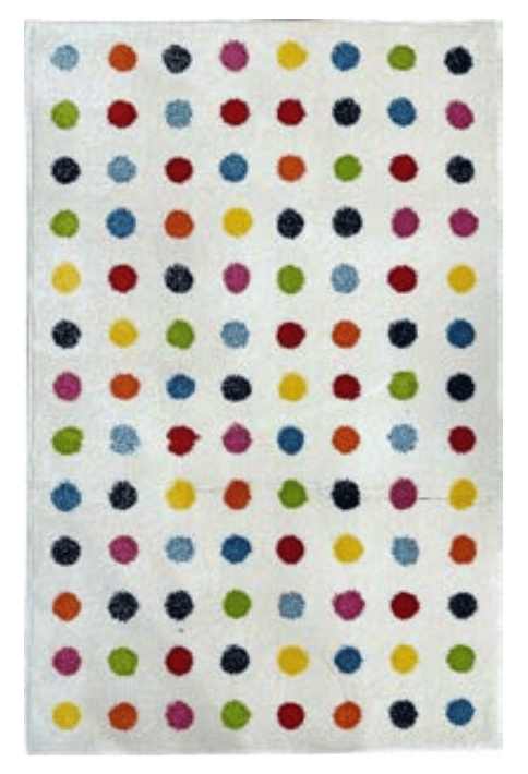 alfombra topos colores colorful