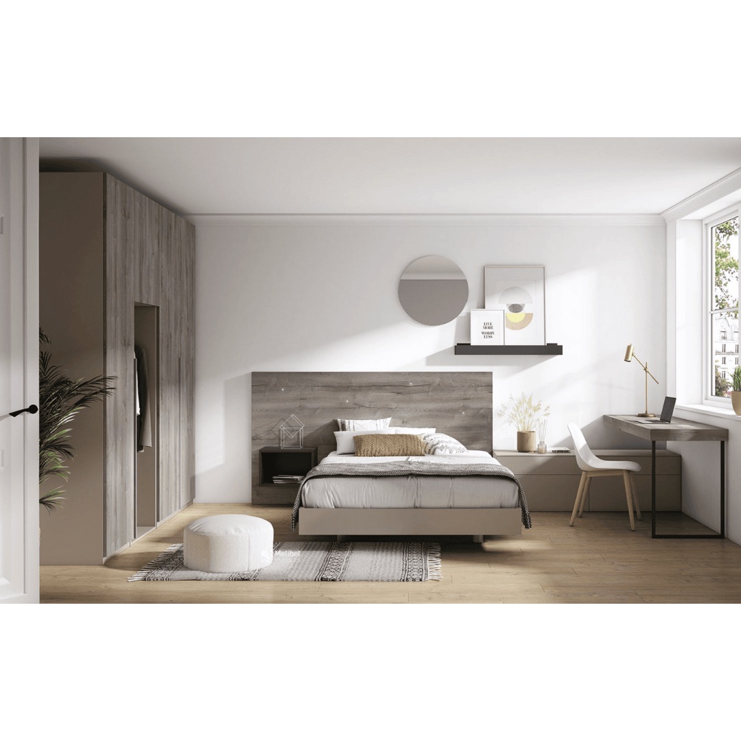 dormitorio con armario y escritorio mel 03